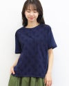 ［NATURAL LAUNDRY］ドビードット半袖Tシャツ