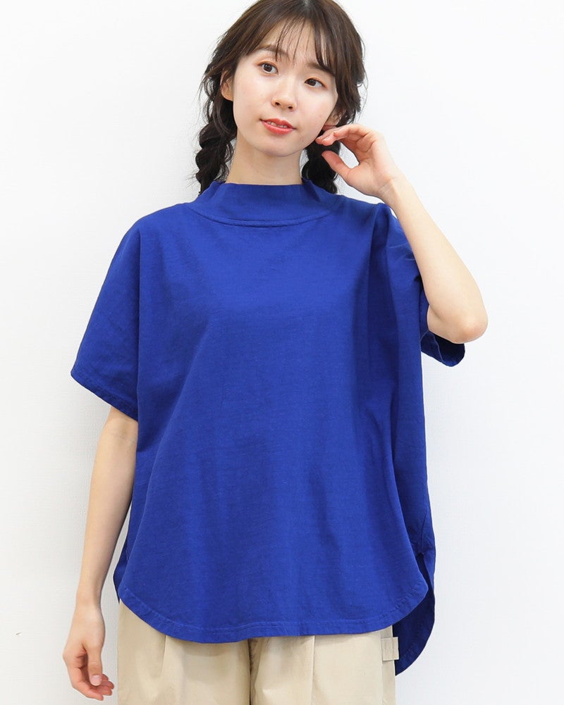 ［grin］マナプール天竺モック半袖プルオーバー