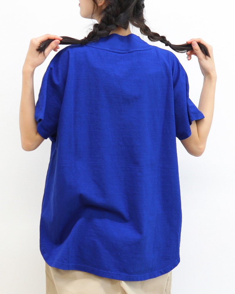 ［grin］マナプール天竺モック半袖プルオーバー