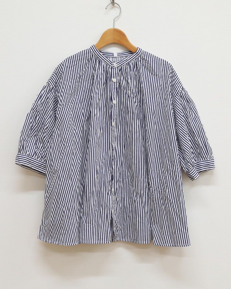 ［grin］ブロードリンクルギャザーシャツ