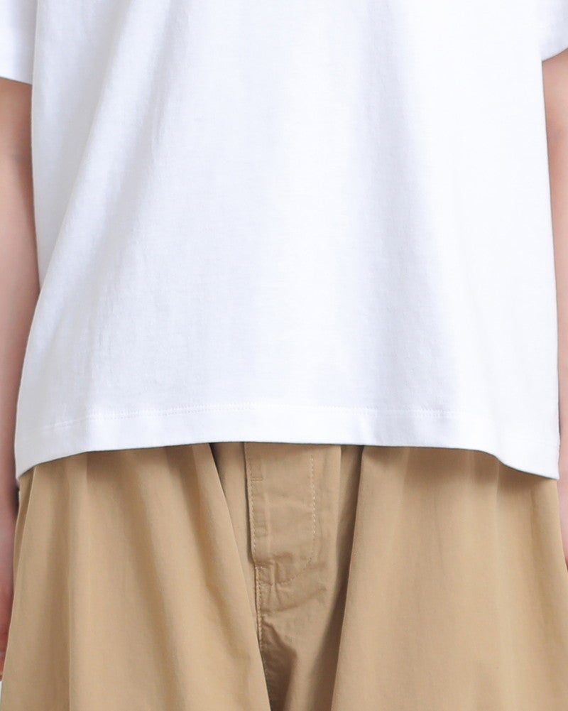 ［DANTON］ショート丈半袖Tシャツ