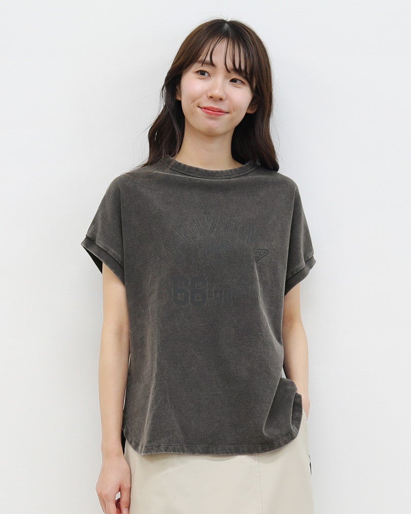 ［Champion］フレンチスリーブロゴTシャツ