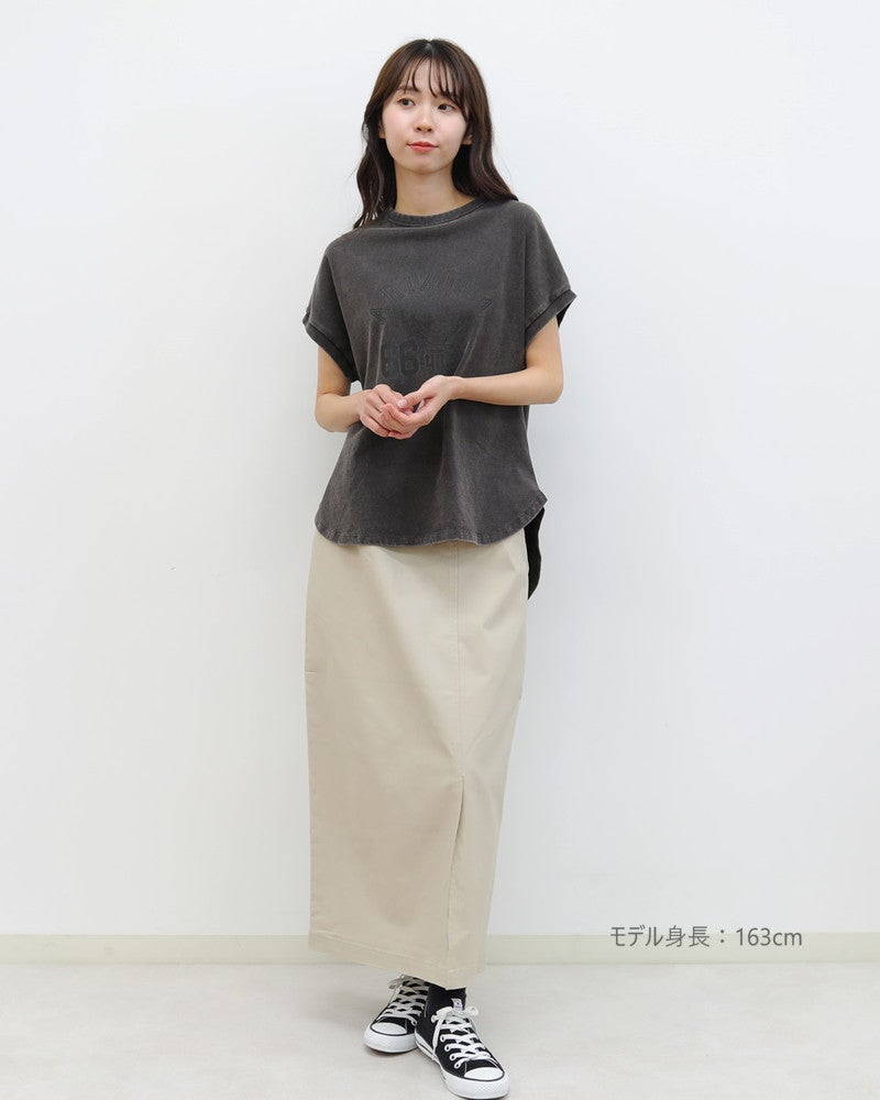 ［Champion］フレンチスリーブロゴTシャツ