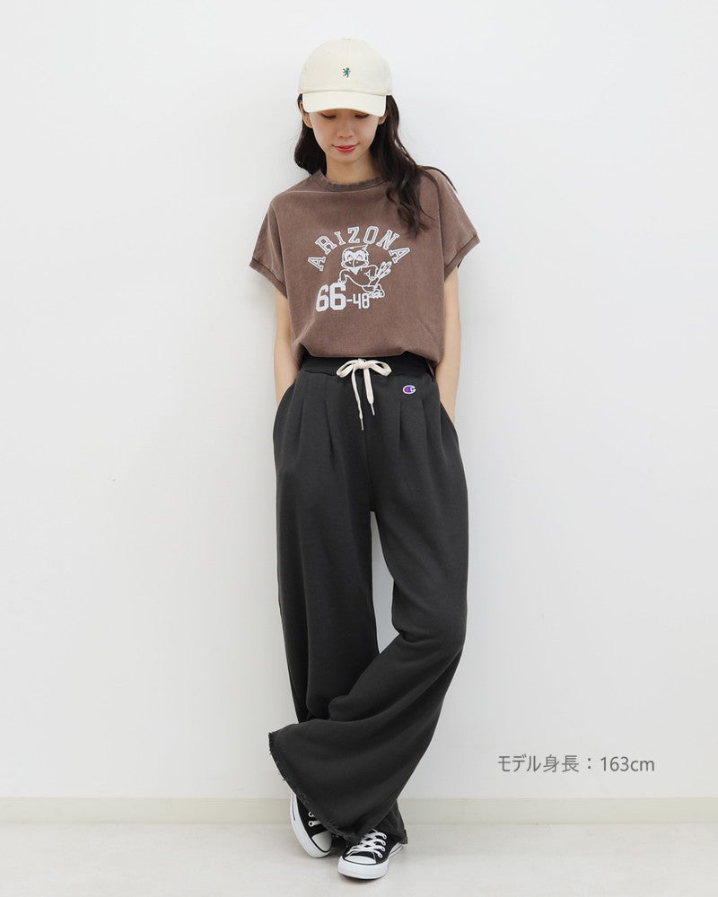 ［Champion］フレンチスリーブロゴTシャツ