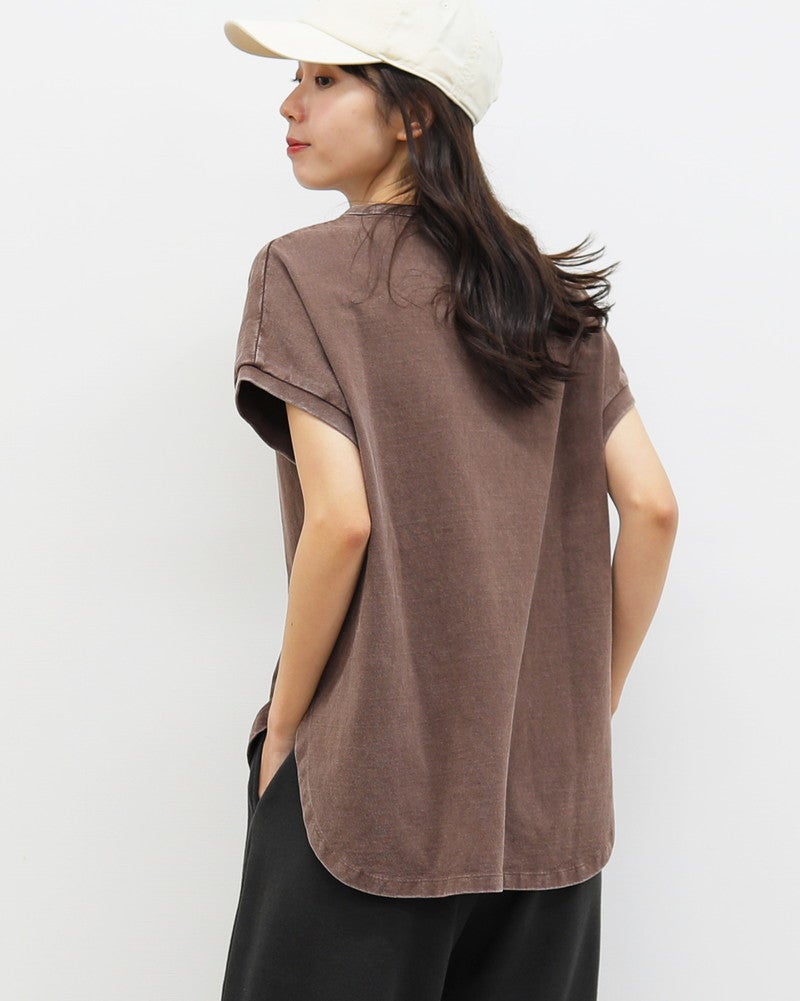 ［Champion］フレンチスリーブロゴTシャツ