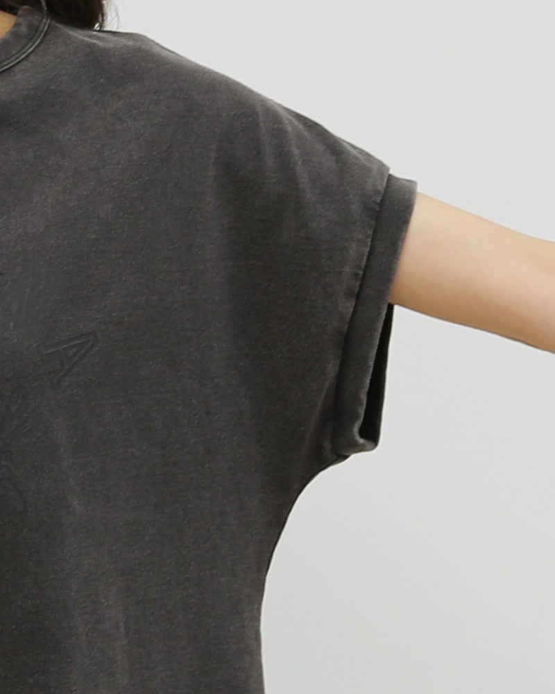 ［Champion］フレンチスリーブロゴTシャツ