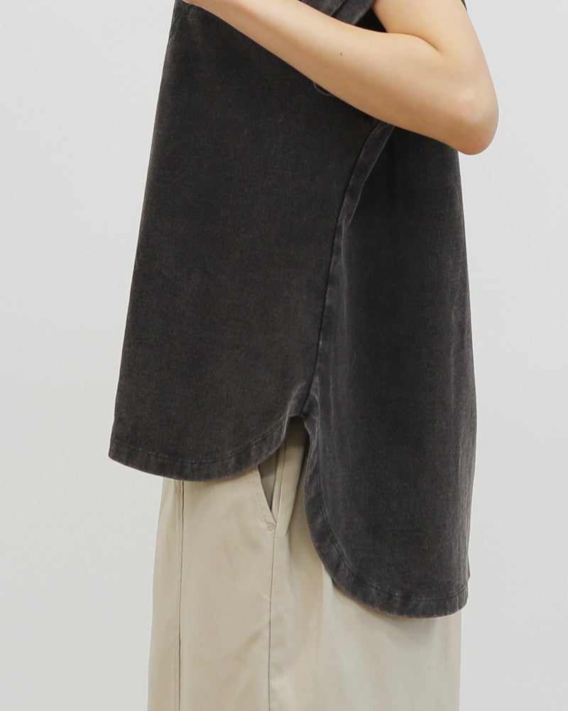 ［Champion］フレンチスリーブロゴTシャツ