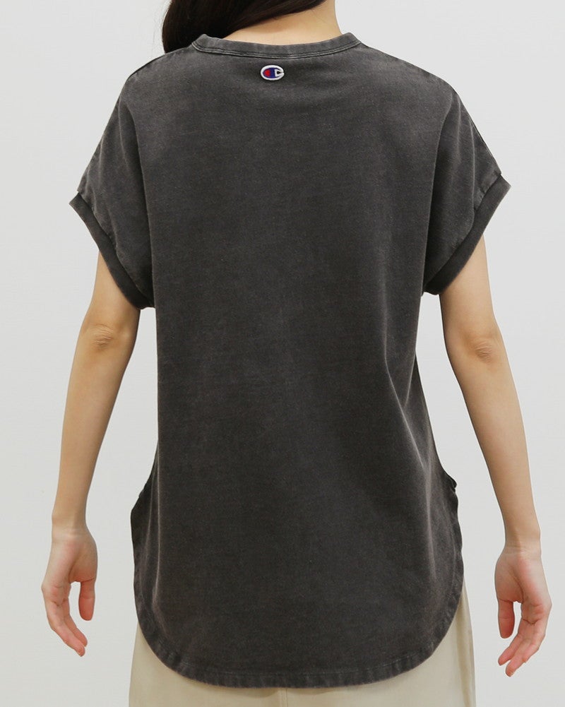 ［Champion］フレンチスリーブロゴTシャツ