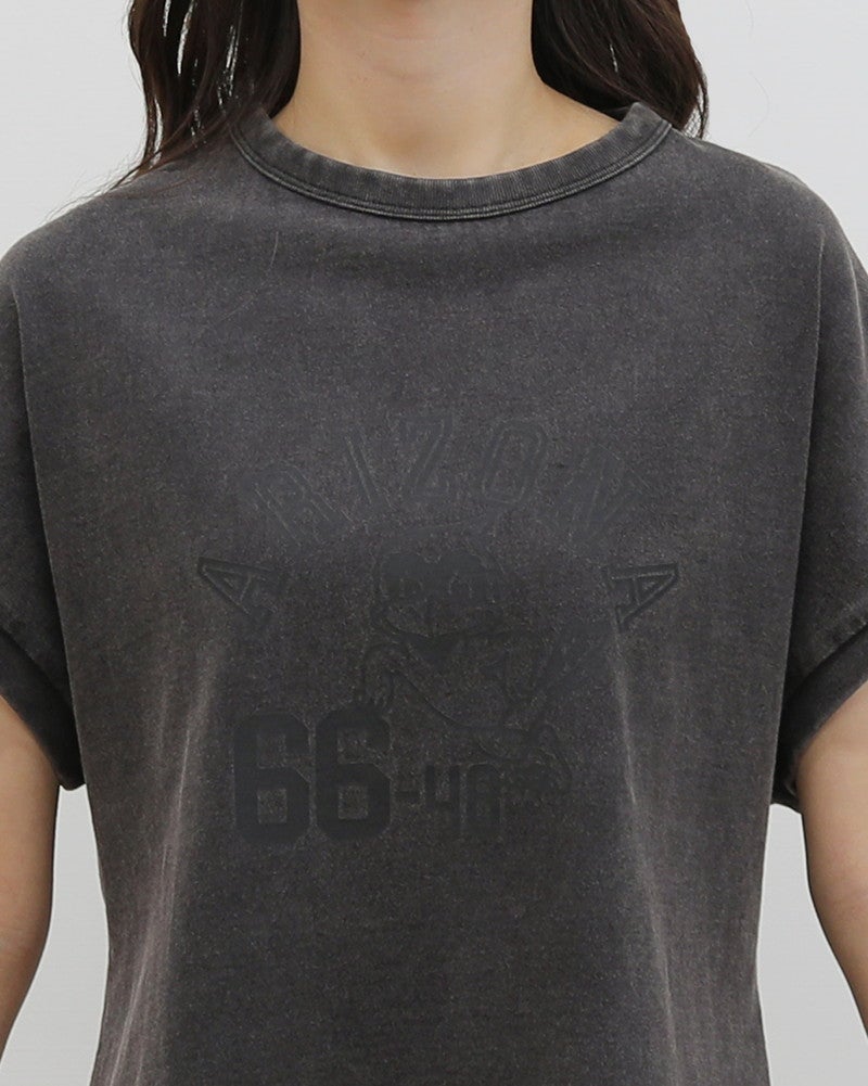 ［Champion］フレンチスリーブロゴTシャツ