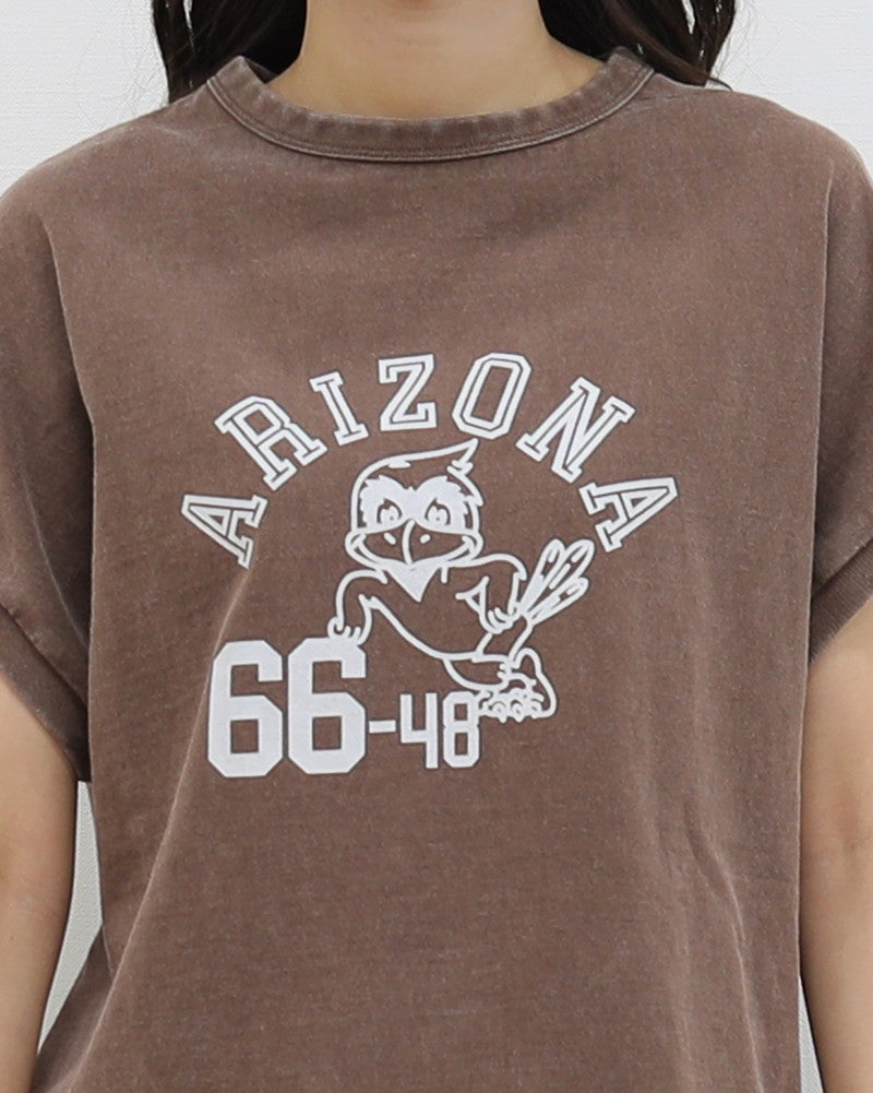 ［Champion］フレンチスリーブロゴTシャツ