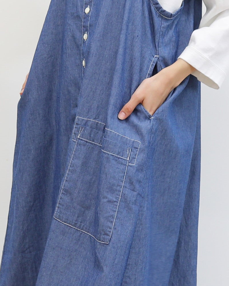 ［FURALI］シャンブレースリップスカート