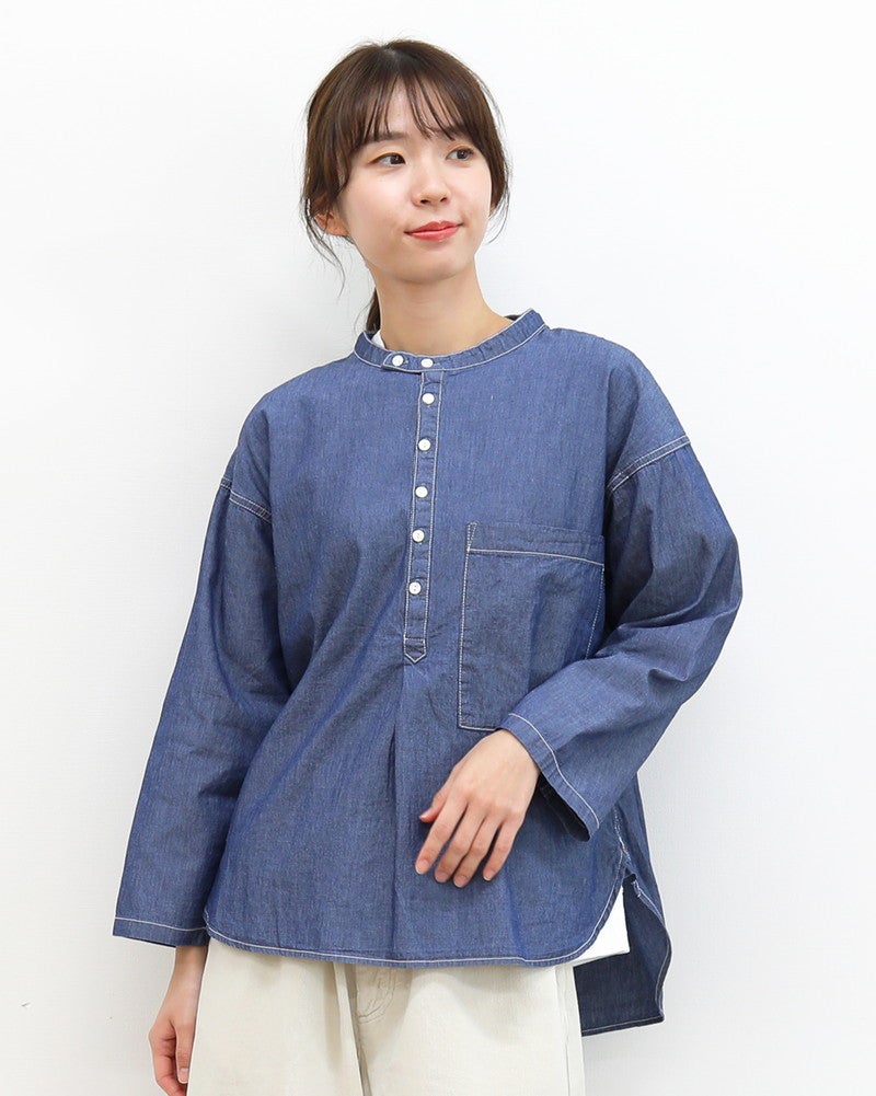 ［FURALI］シャンブレーファーマーシャツ