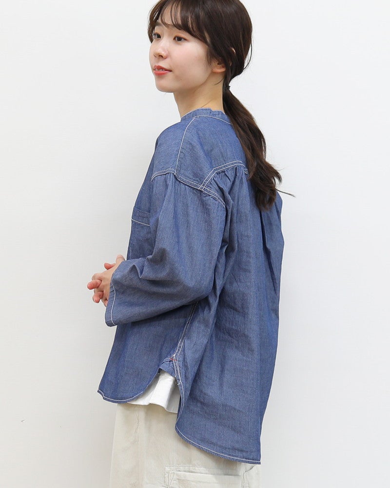 ［FURALI］シャンブレーファーマーシャツ