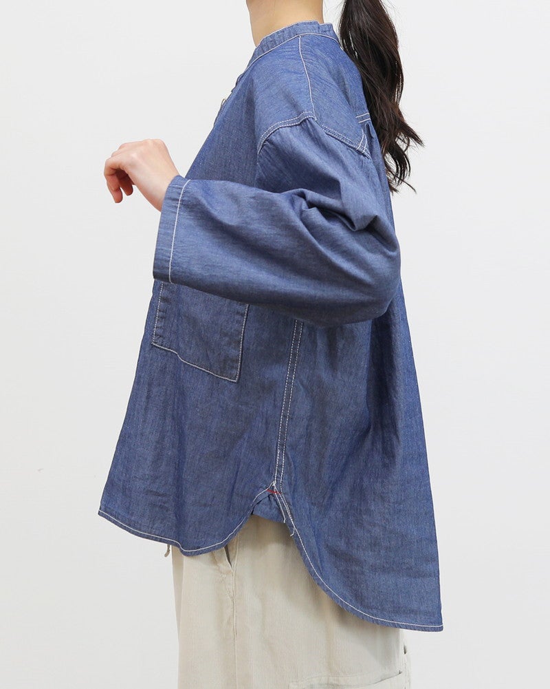 ［FURALI］シャンブレーファーマーシャツ