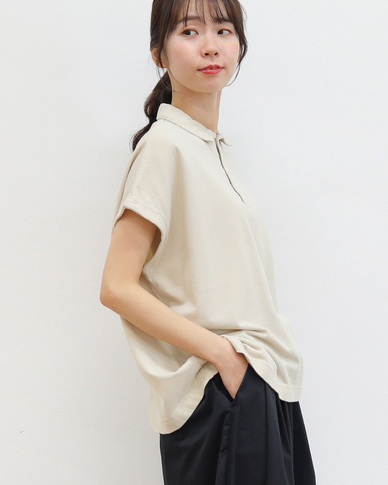 ［NATURAL LAUNDRY］カノコポロドルマンプルオーバー