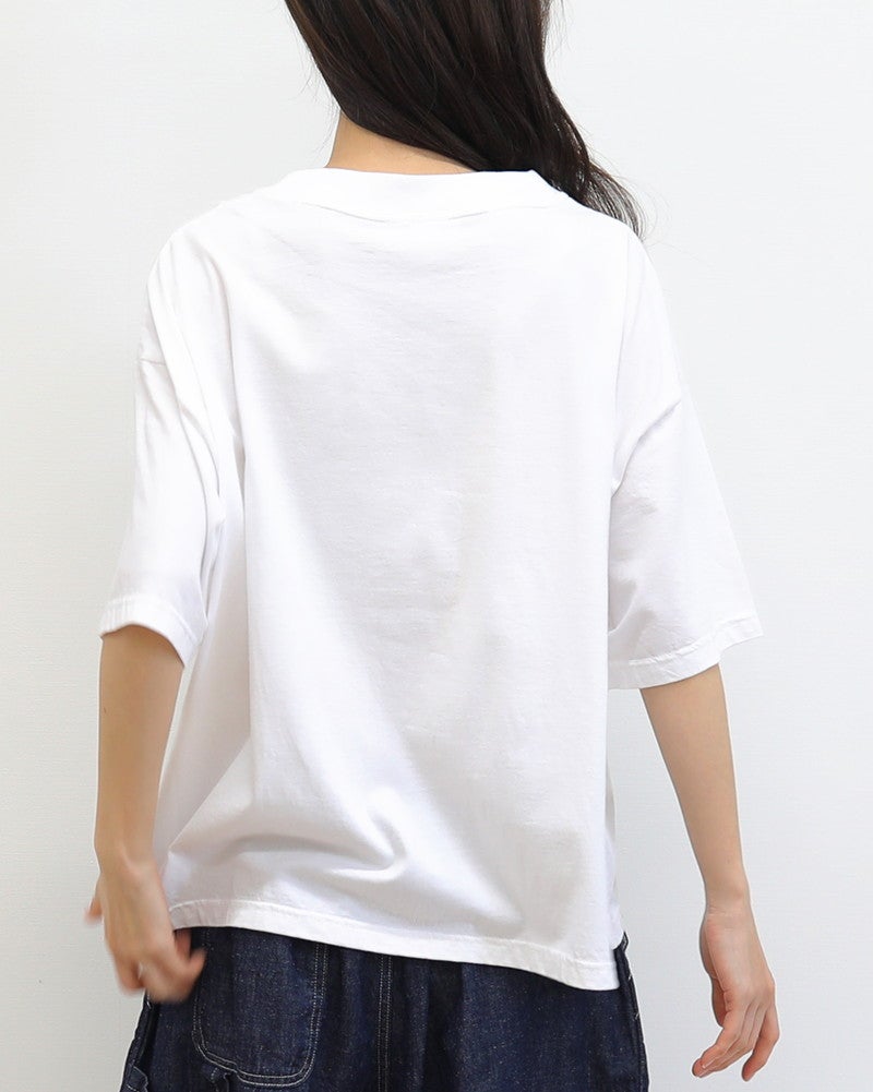 ［grin］ベーシック天竺クラフトanimal刺繍プルオーバー