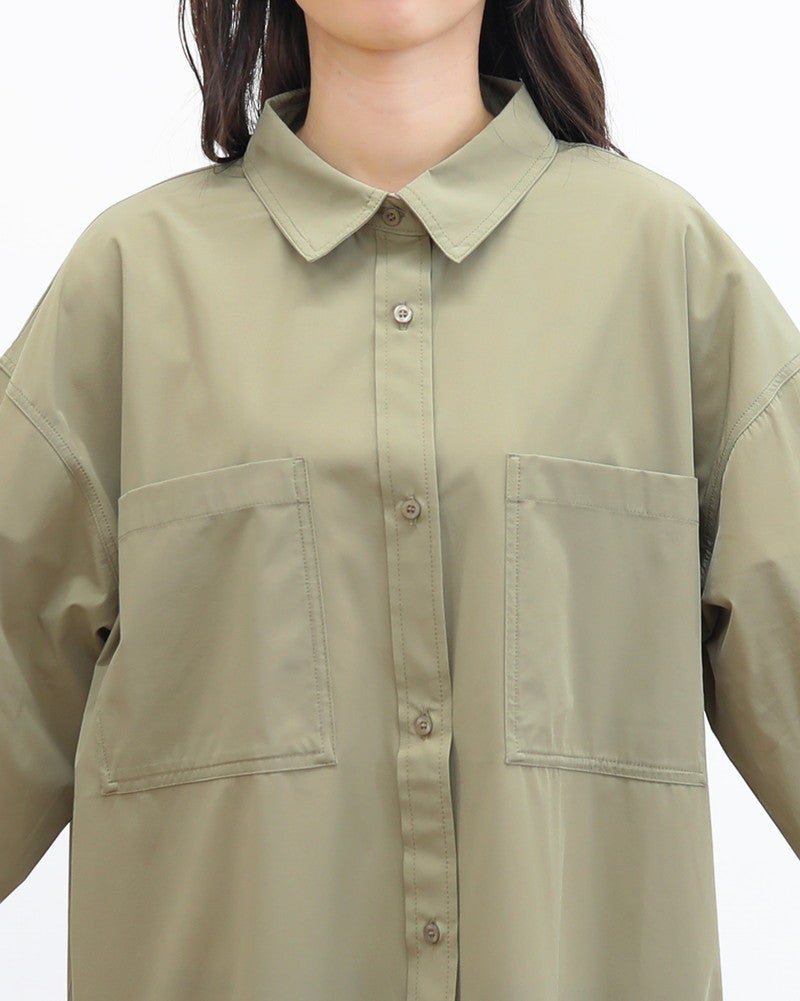  ICE TOUCH BACKバルーンシャツ