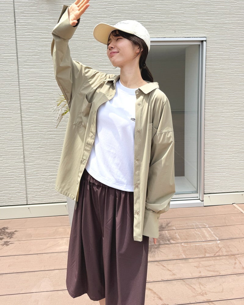  ICE TOUCH BACKバルーンシャツ