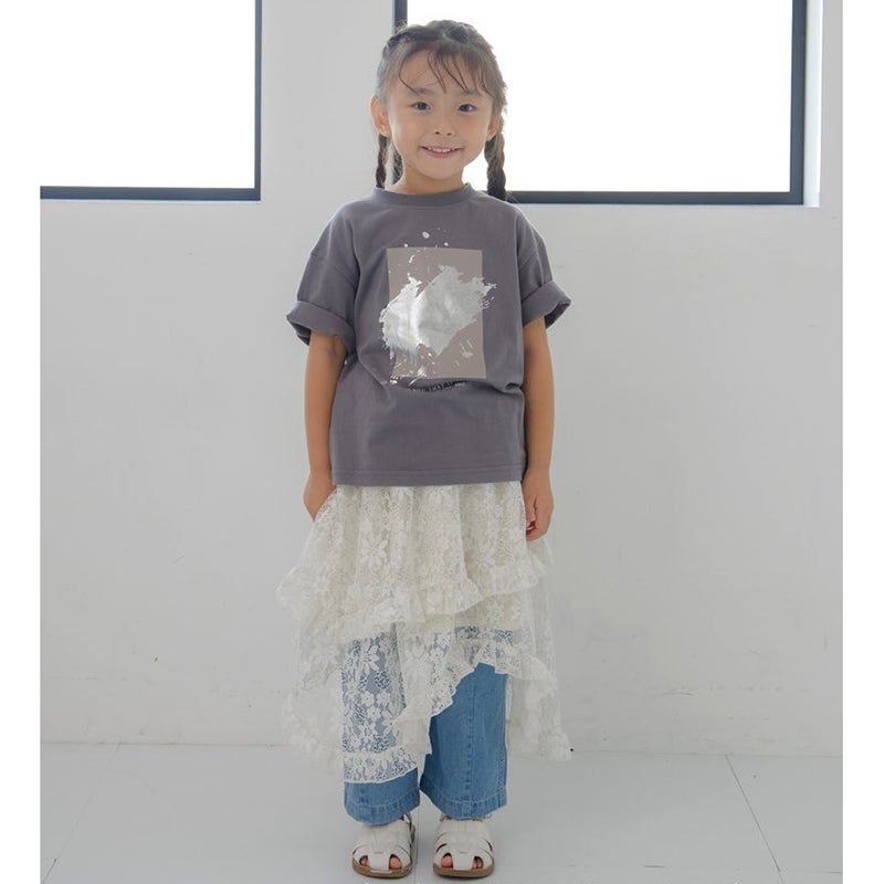 30％OFF】［MAKE YOUR DAY］箔プリントTシャツ キッズ／メイクユアデイ