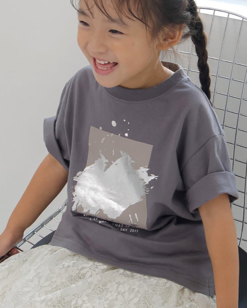 30％OFF】［MAKE YOUR DAY］箔プリントTシャツ キッズ／メイクユアデイ