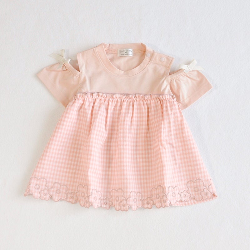 10％OFF】［coto cotte］カッティングフラワー刺繍Tシャツ キッズ