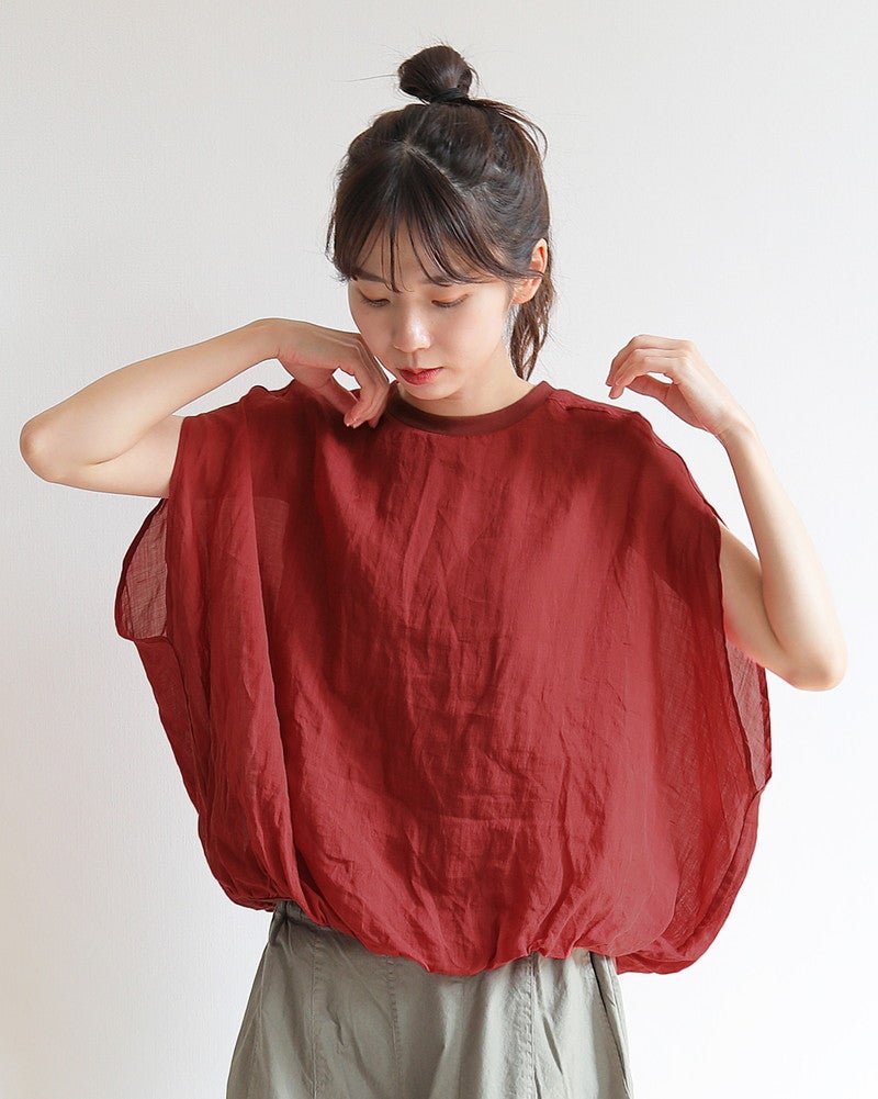 ［UNPLE］レイヤーバルーンTシャツ