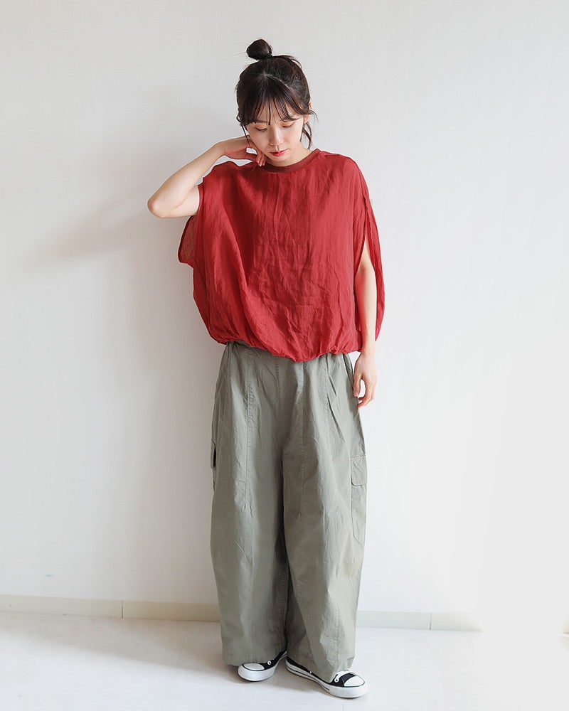 ［UNPLE］レイヤーバルーンTシャツ