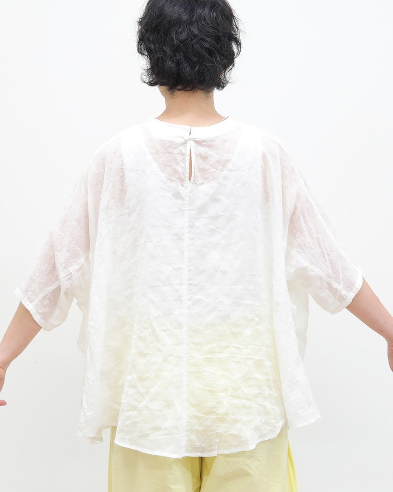 ［UNPLE］サイドフレアリブネックプルオーバー