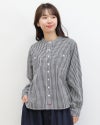  ［FURALI］ブロードギンガムワークシャツ〈一部WEB限定カラー〉