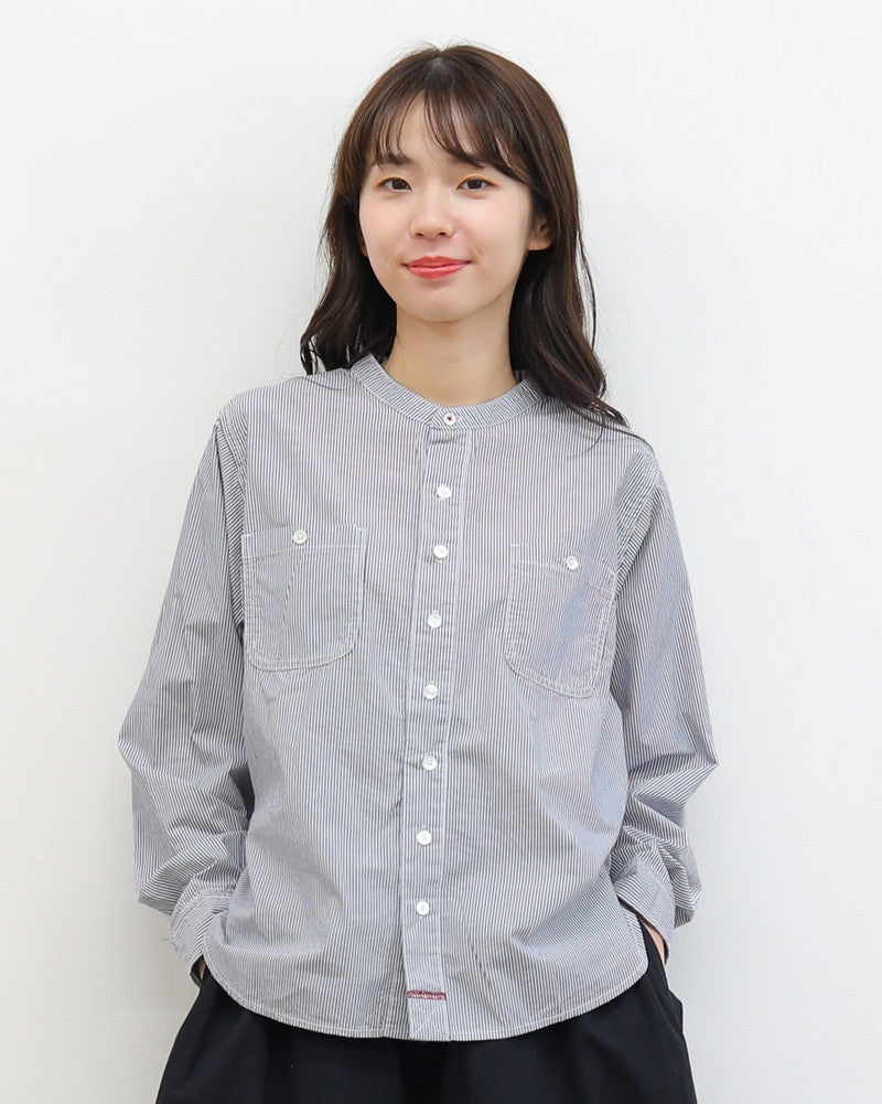  ［FURALI］ブロードギンガムワークシャツ〈一部WEB限定カラー〉