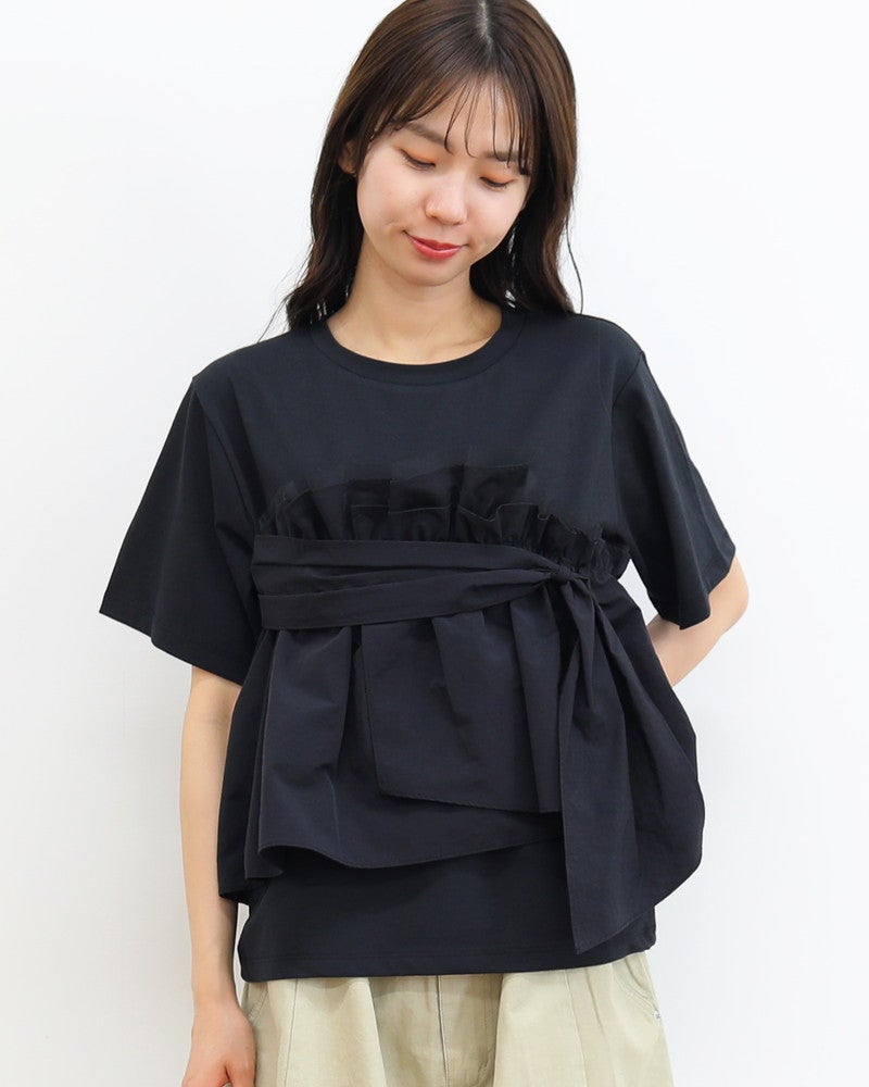 ON SEVEN DAYS］スタッフプロデュース ドッキングTシャツ／オンセブン