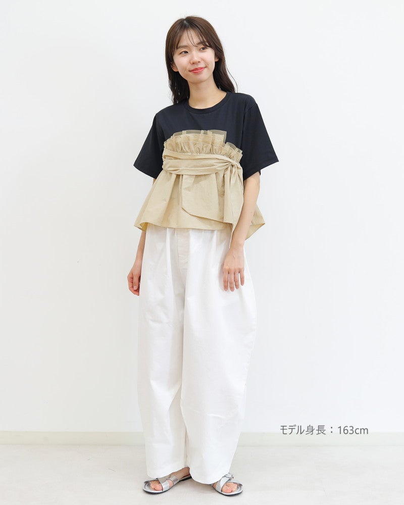 ON SEVEN DAYS］スタッフプロデュース ドッキングTシャツ／オンセブン