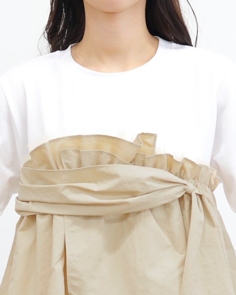 ON SEVEN DAYS］スタッフプロデュース ドッキングTシャツ／オンセブン
