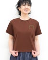 ［ON SEVEN DAYS］ショートサークル刺繍Tシャツ