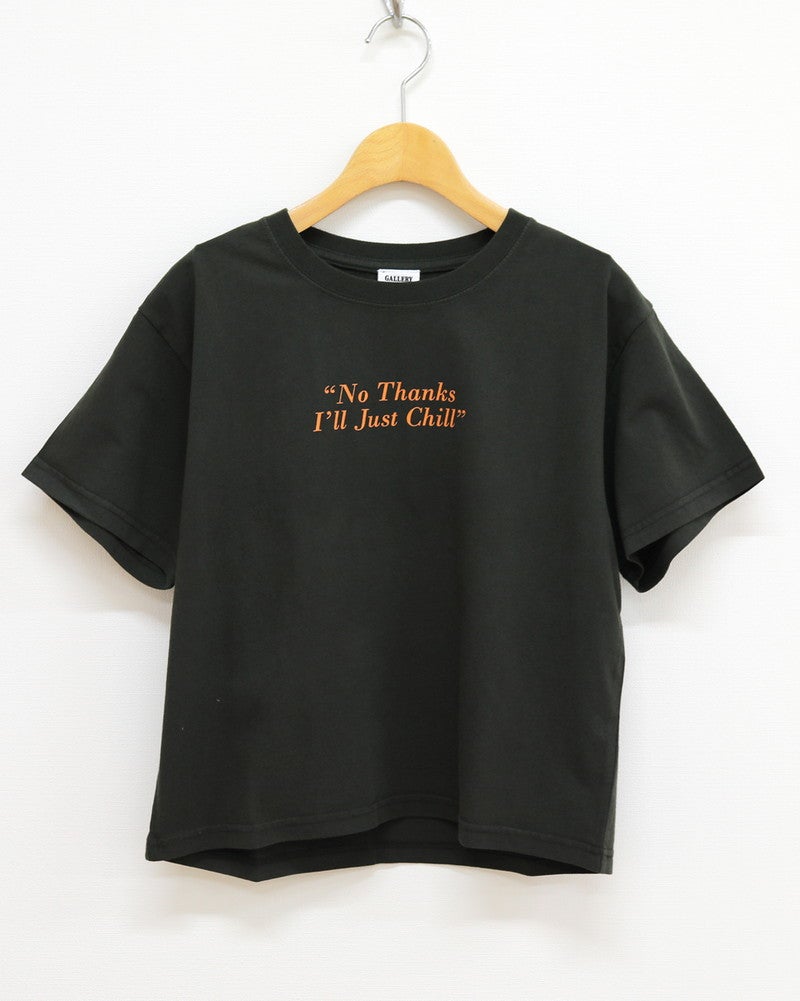 ［ON SEVEN DAYS］ショートロゴプリントTシャツ