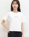 ［ON SEVEN DAYS］ショートロゴプリントTシャツ