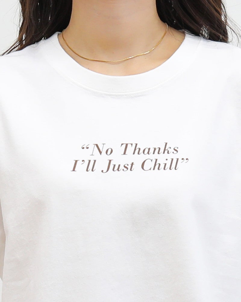 ［ON SEVEN DAYS］ショートロゴプリントTシャツ