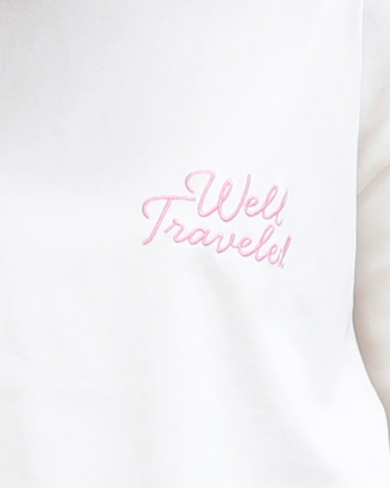 ［ON SEVEN DAYS］ワイド刺繍Tシャツ