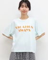 ［ON SEVEN DAYS］ワイドロゴプリントTシャツ