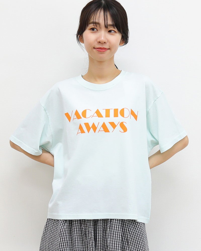 ［ON SEVEN DAYS］ワイドロゴプリントTシャツ