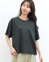 ［ON SEVEN DAYS］ワイドロゴプリントTシャツ