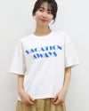 ［ON SEVEN DAYS］ワイドロゴプリントTシャツ