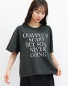 ［ON SEVEN DAYS］ワイド波ロゴプリントTシャツ