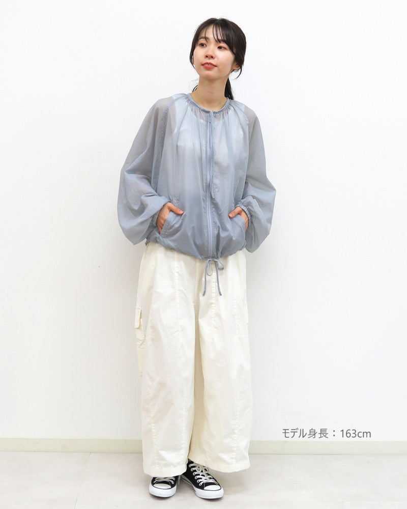 ［mao made］AIRナイロン撥水加工ブルゾン
