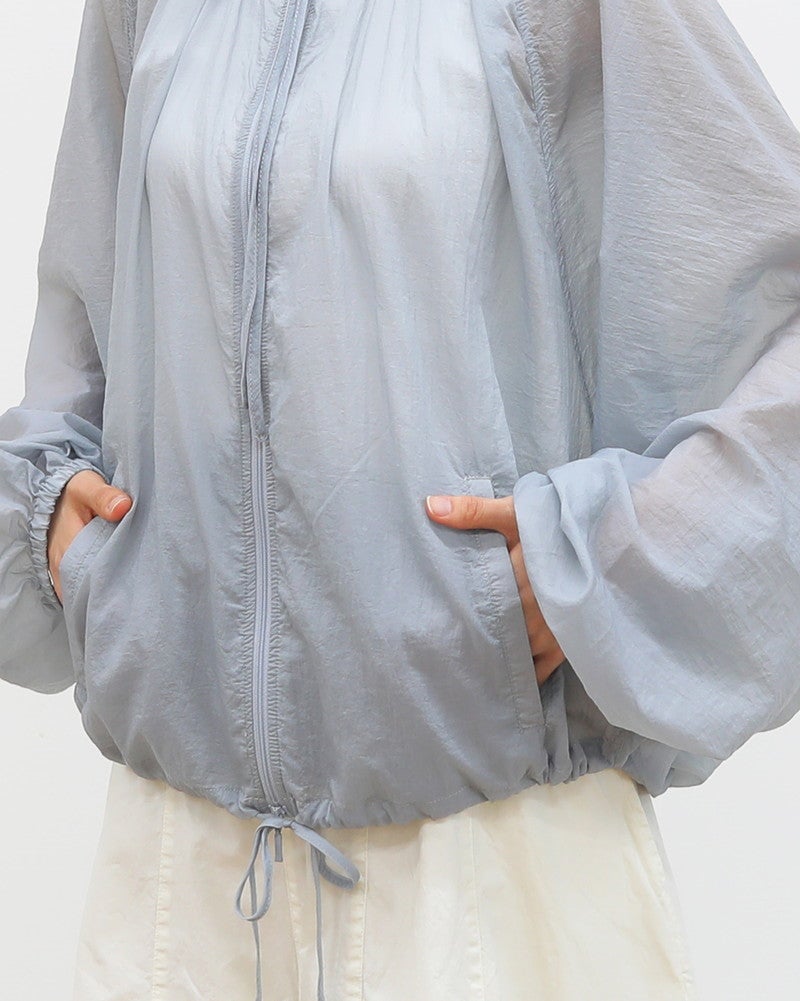 ［mao made］AIRナイロン撥水加工ブルゾン