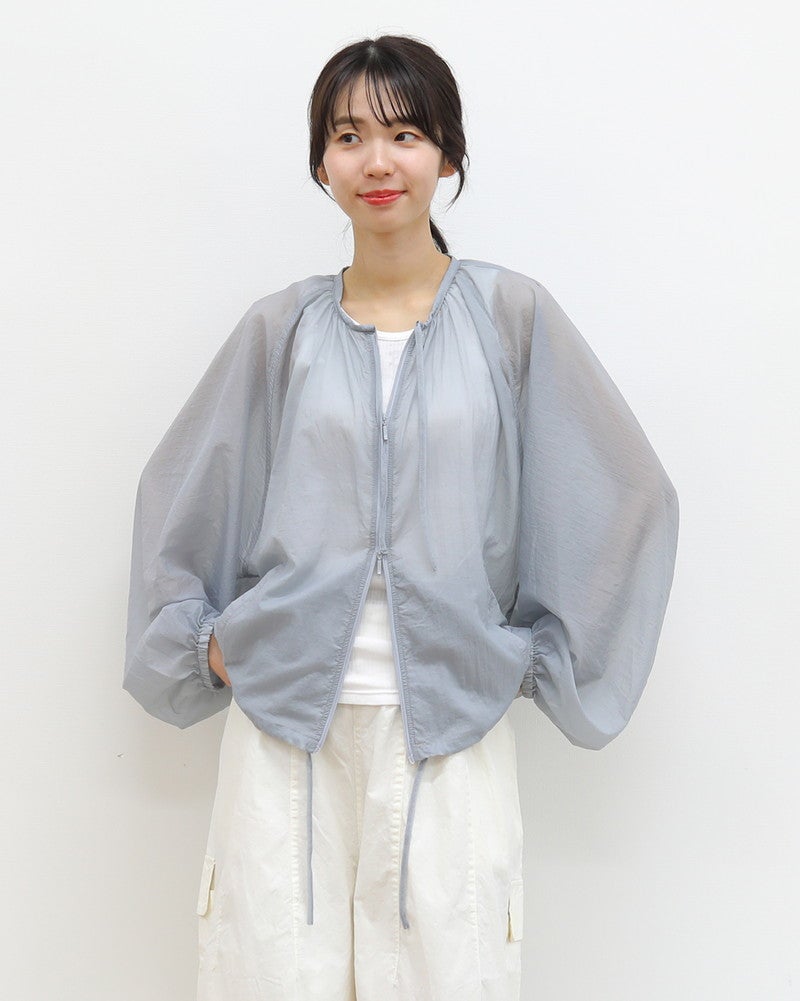 ［mao made］AIRナイロン撥水加工ブルゾン