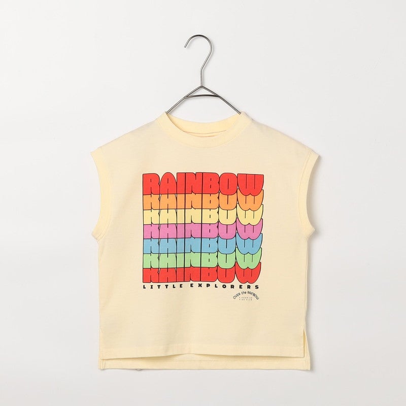 p.premier］オーバーザレインボータンクTシャツ キッズ〈90-120cm