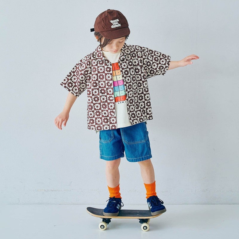 p.premier］オーバーザレインボータンクTシャツ キッズ〈90-120cm