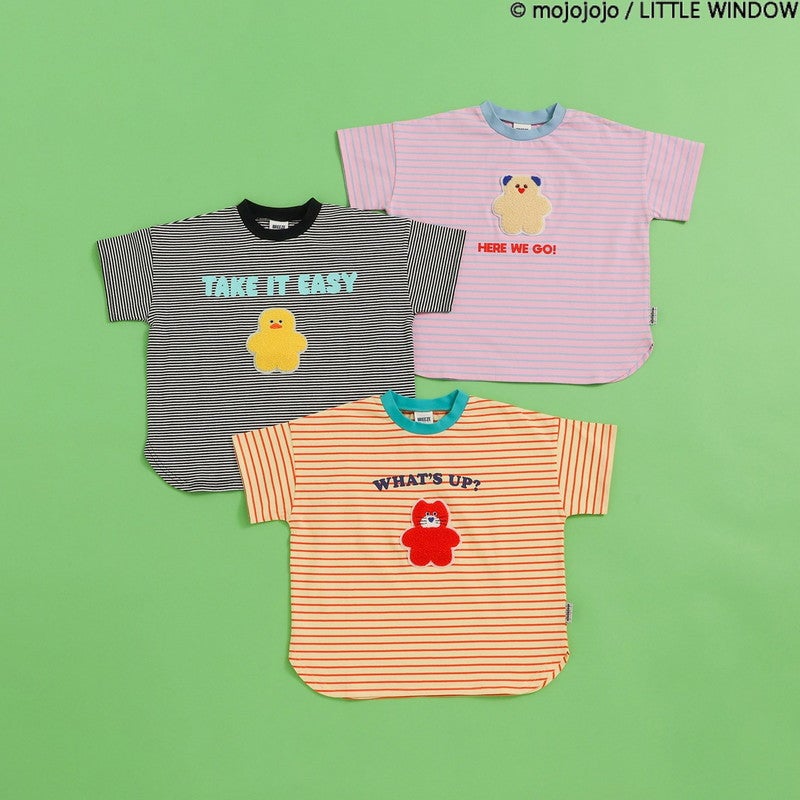 10％OFF】［BREEZE］mojojojo ワッペンTシャツ キッズ ｜オンセブン