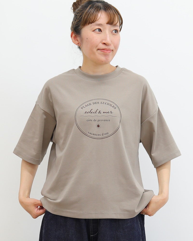ON SEVEN DAYS］サークルプリントTシャツ／オンセブンデイズオリジナル